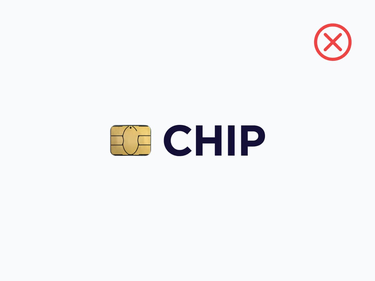 We know the "Symbol" looks like a chip, but do not replace it with an actual chip.