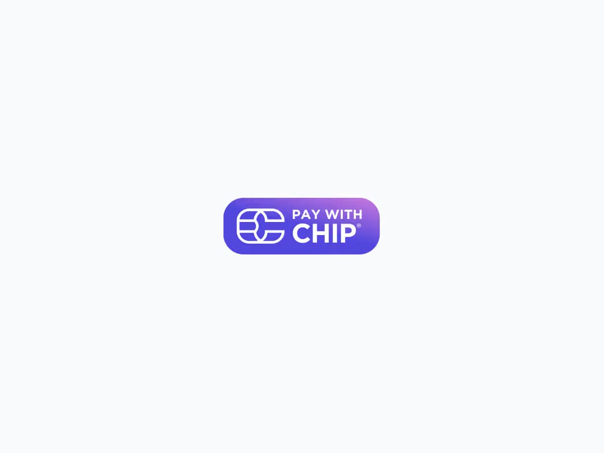 CHIP standalone Pay with CHIP badge